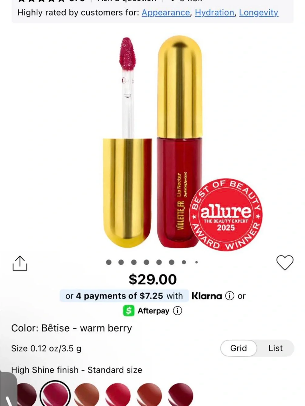 Violette Fr lip balm in betise